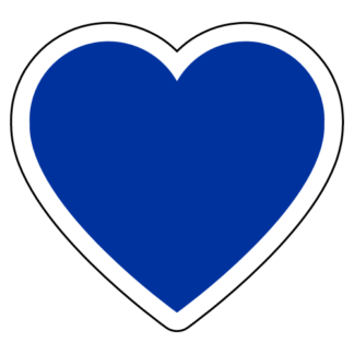 Heart Sticker (Blue)